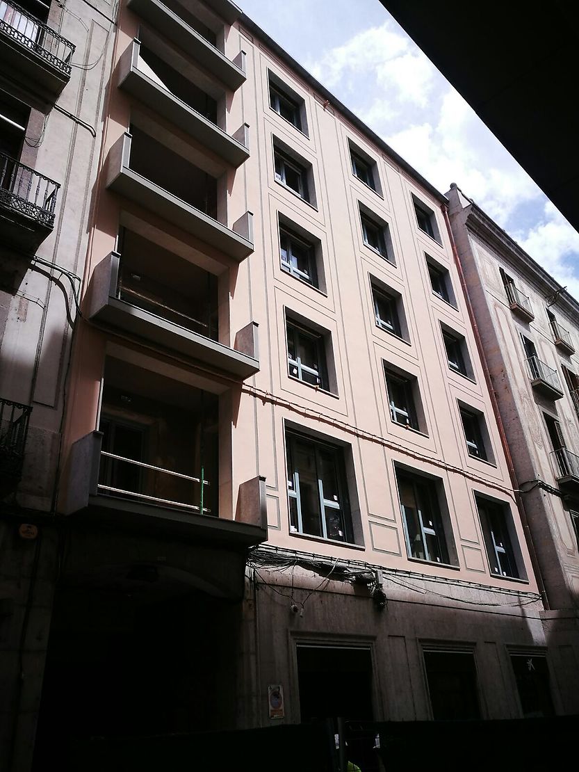 Las obras de rehabilitación del edificio Carrer Nou 2 de Girona entran en su recta final